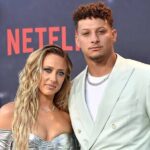 Patrick Mahomes and his wife 